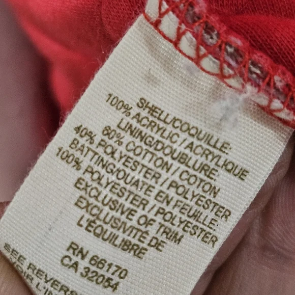 FREE PEOPLE Women Fair Isle Reindeer Hooded Quilted Red Beige Vest S - Picture 7 of 8